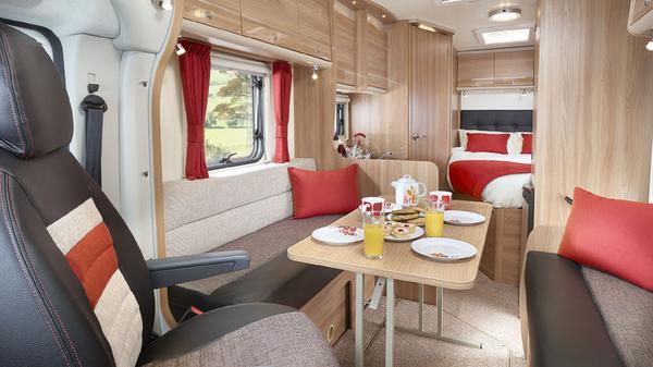 Motorhome interior layout