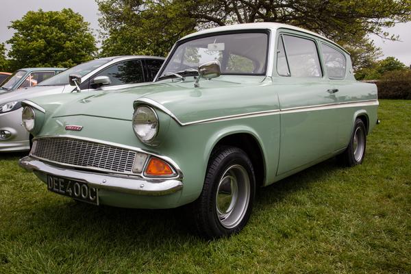 Ford Anglia, as seen in the Harry Potter franchise