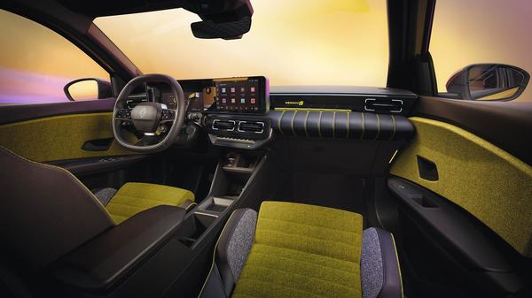 New Renault 5 studio photo interior