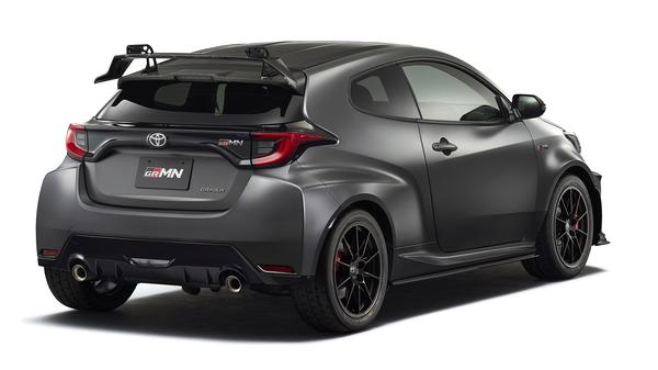 Black Toyota GRMN Yaris rear