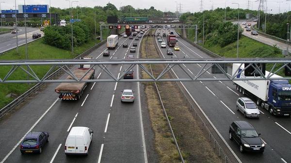 Traffic on a motorway