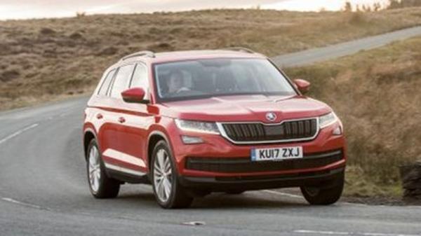 Orange Skoda Kodiaq