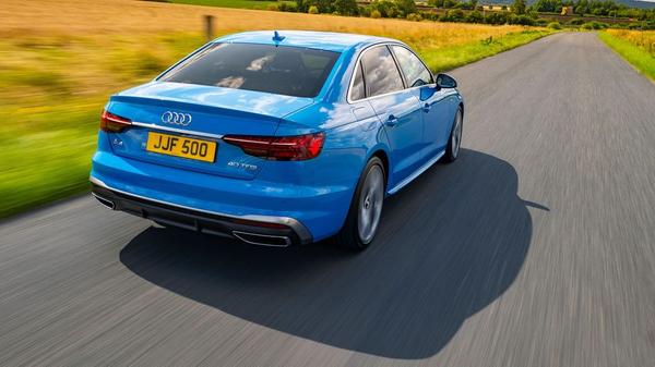 Rear view of Audi A4