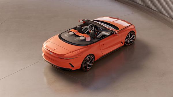 2024 Orange Bentley Batur Convertible