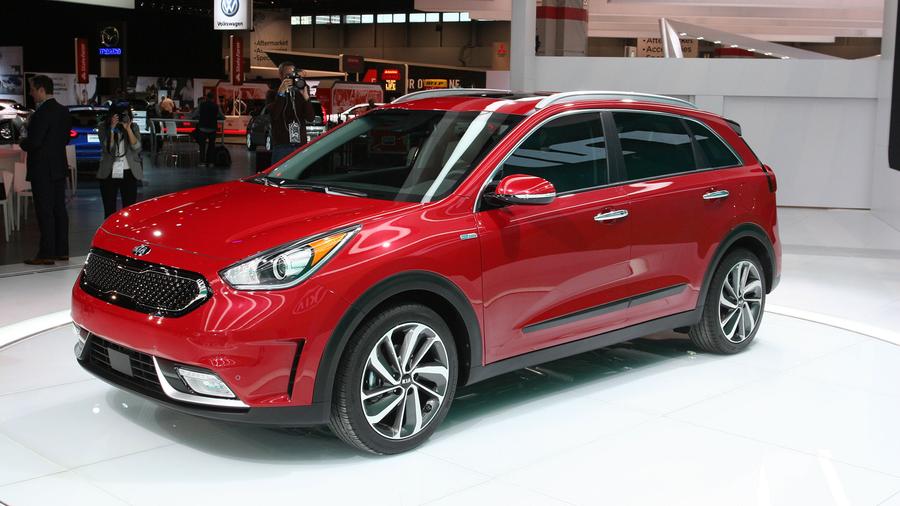 Kia Niro Hybrid Chicago auto show static