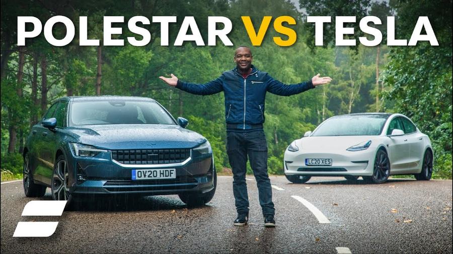 Video: Polestar 2 vs Tesla Model 3 | Auto Trader UK