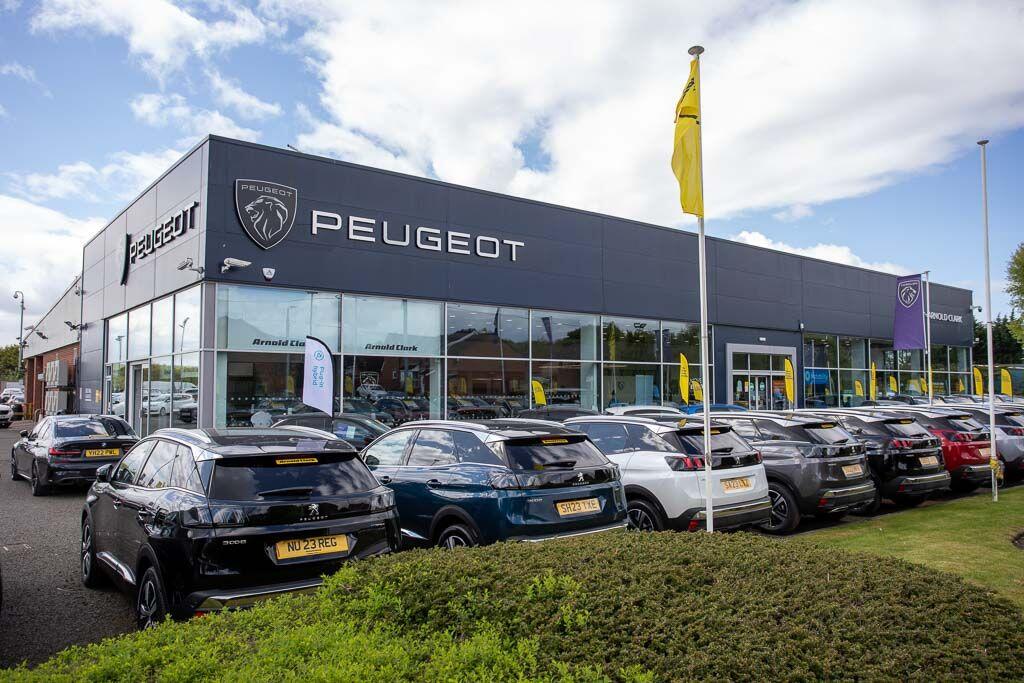 Arnold Clark Glasgow Hamilton Road Peugeot Car dealership in Glasgow