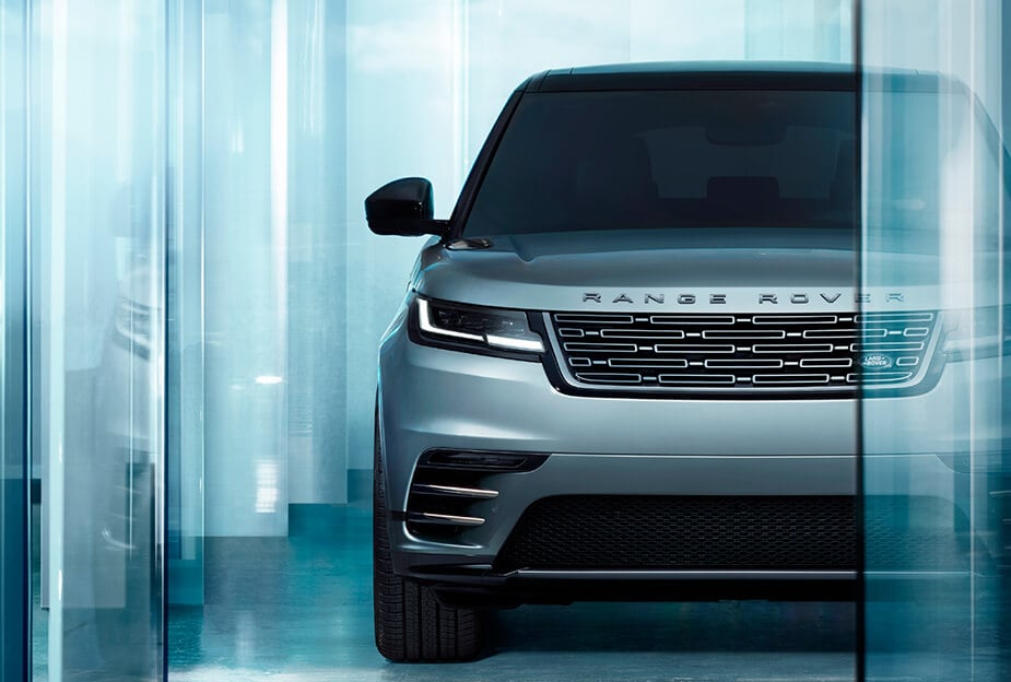 A front view of a Range Rover Velar