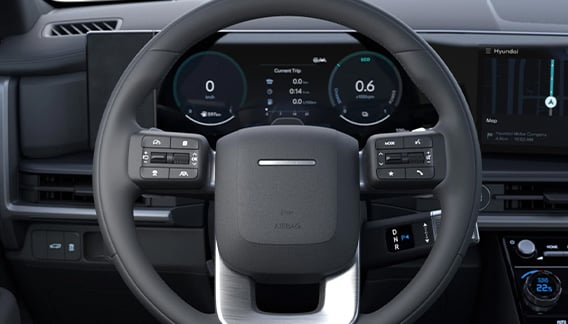 Santa Fe Power Tilt and Telescope Steering Wheel