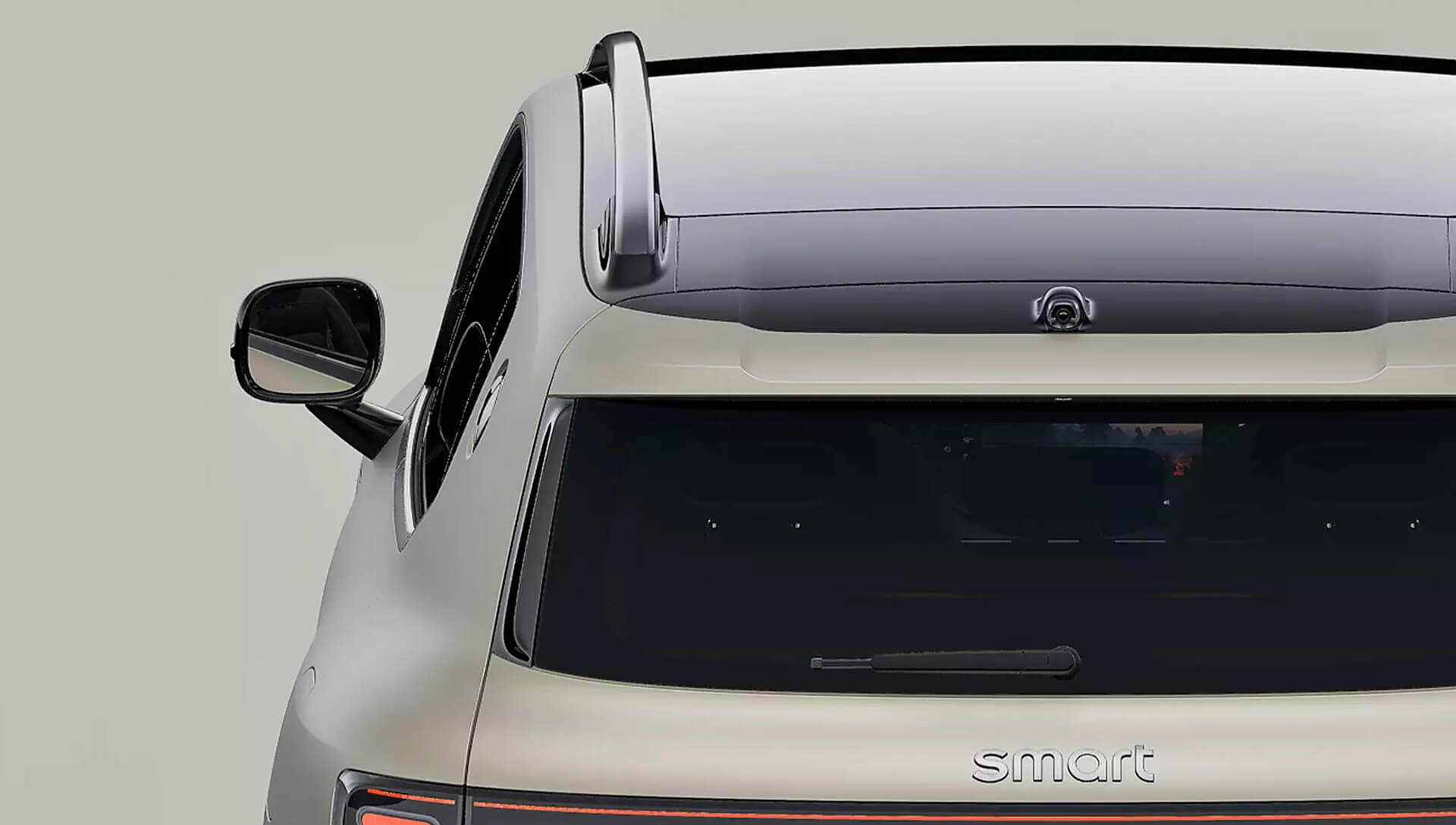 Integrated roof rails