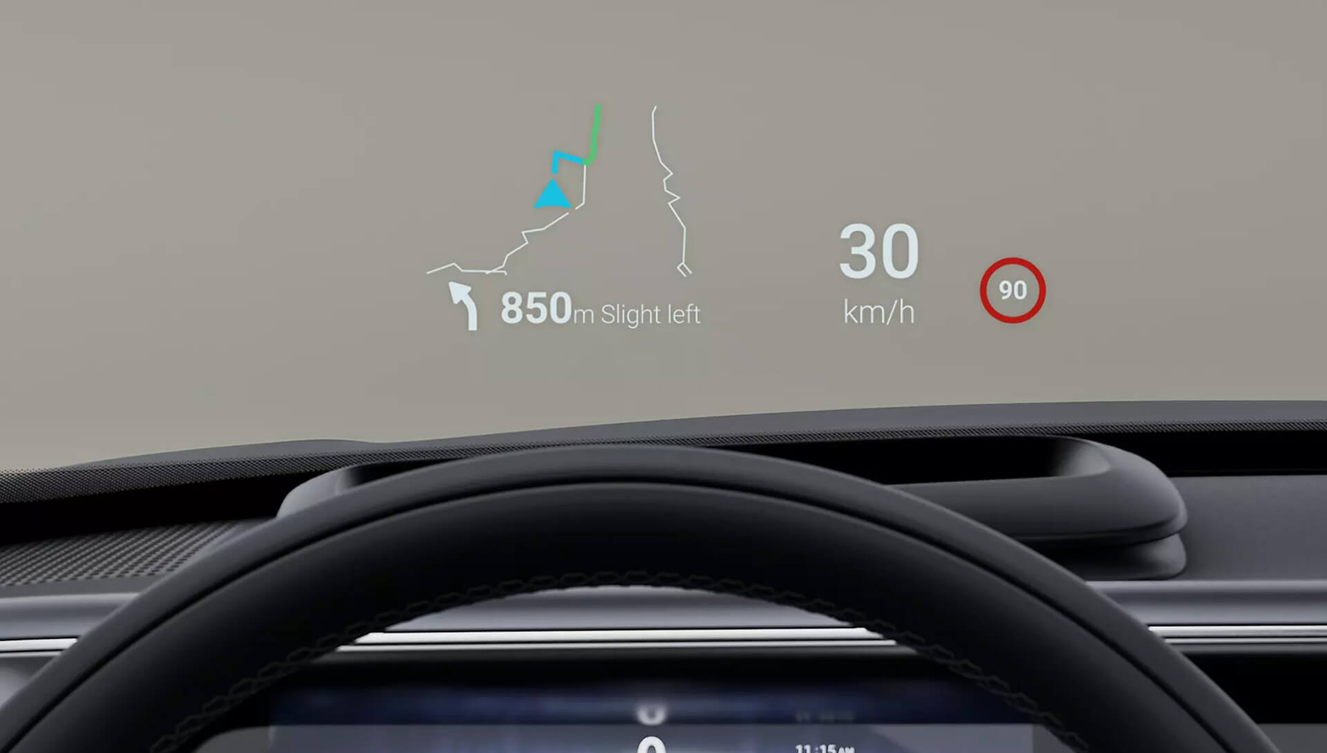 Augmented reality head-up display