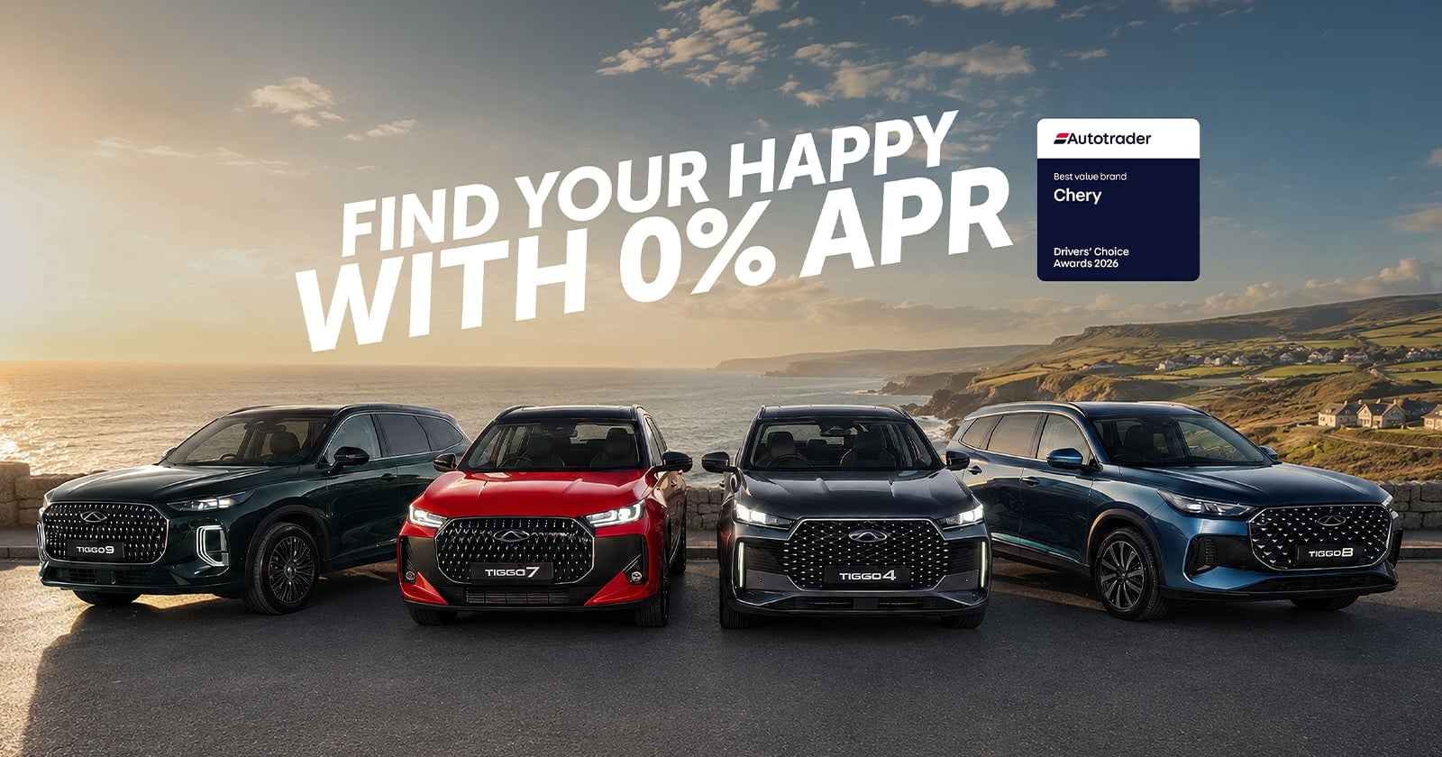 Find your happy with 0% APR