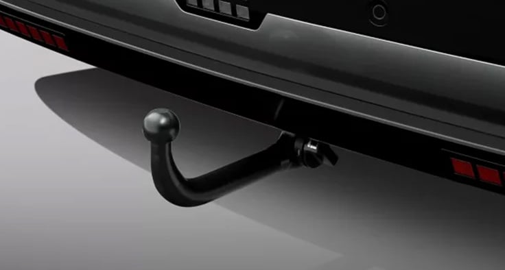 Up to 2,500 kg towing capability.