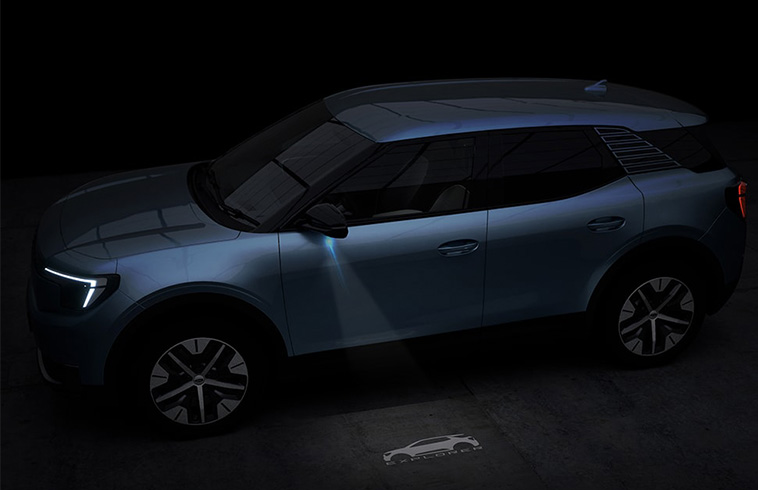 Ford Explorer logo projection