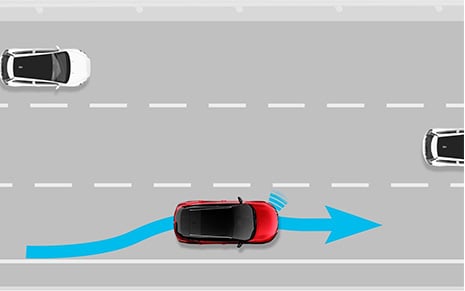 Intelligent lane intervention