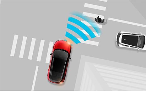 Intelligent emergency braking with junction assist, pedestrian and cyclist recognition