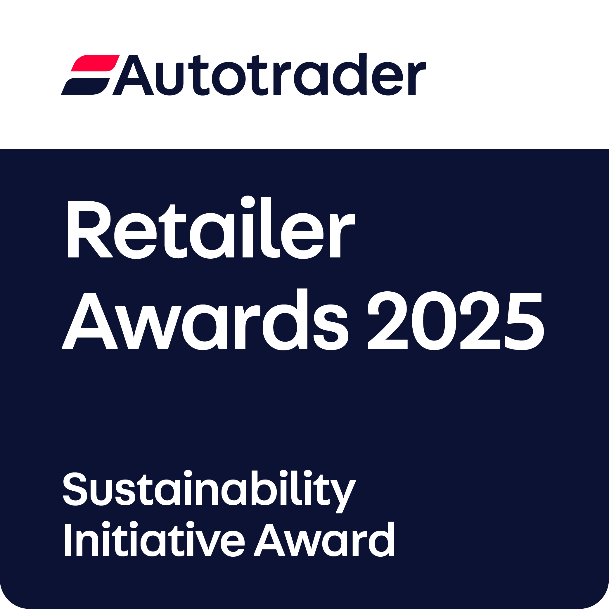 Retailer award logo for Sustainability Initiative