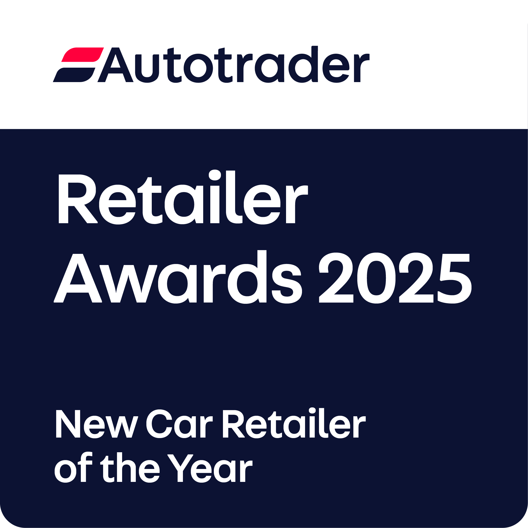 Retailer award logo for New Car Retailer of the Year