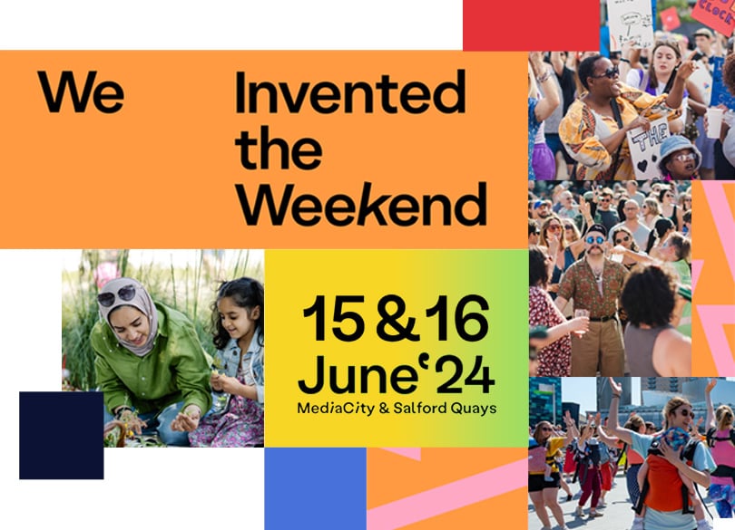 The We Invented the Weekend festival for the 15th to 16th June 2024 The We Invented the Weekend festival poster for the 15th to 16th June 2024.