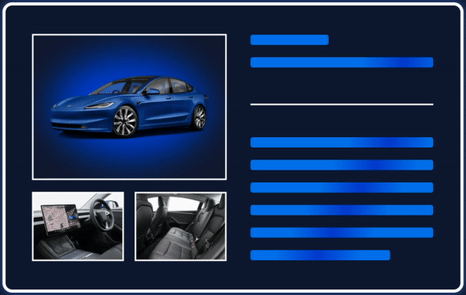 Car advert loading