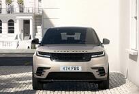Front view of a Range Rover Velar