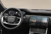 Steering wheel of a Range Rover