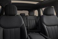 Rear seats of a Range Rover