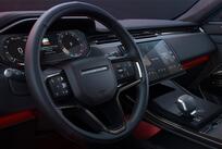 Steering wheel of a Range Rover Sport