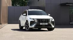 White Tucson 3/4 angle