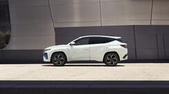 White Tucson from a distance