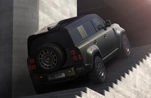 DEFENDER OCTA climbing stairs