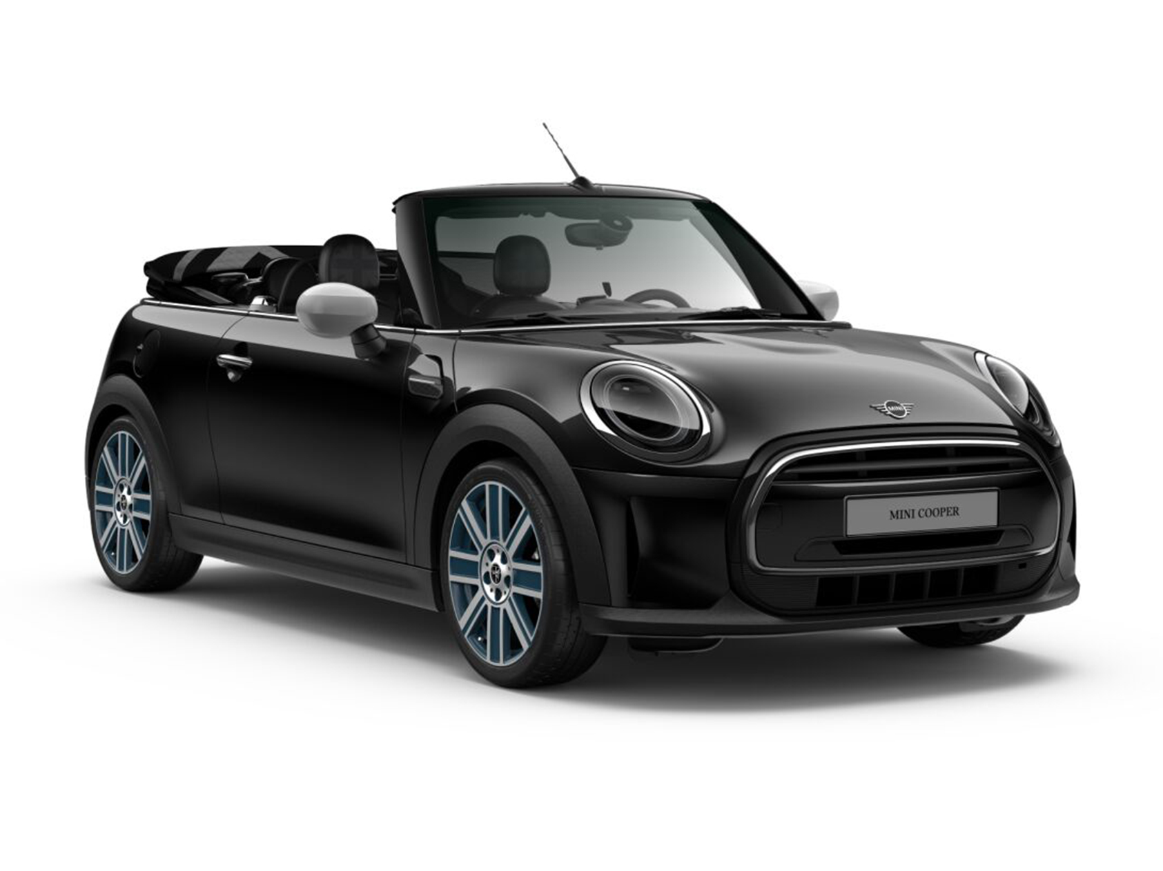 Black mini cooper convertible on sale for sale