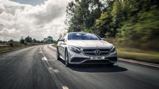 2015 Mercedes Benz S63 AMG Coupe driving 2015 Mercedes Benz S63 AMG Coupe driving