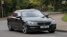 2015 BMW 730d M Sport cornering 2015 BMW 730d M Sport cornering