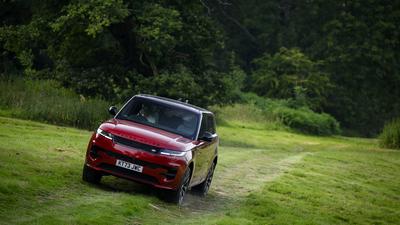 Red 2023 Range Rover Sport