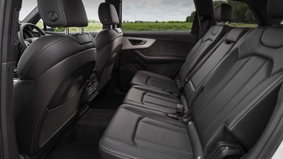 2019 Audi Q7 in white rear seats