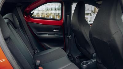 2022 Toyota Aygo X in red and black