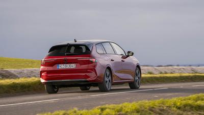 2023 Vauxhall Astra Sports Tourer driving rear