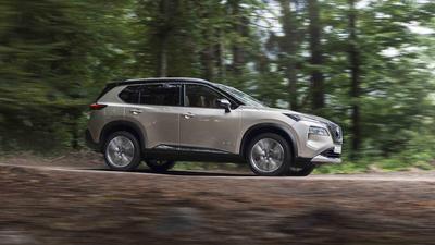 2022 Nissan X-Trail driving off-road side