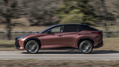 Lexus RZ450e driving side