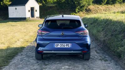 2023 Renault Clio blue rear parked