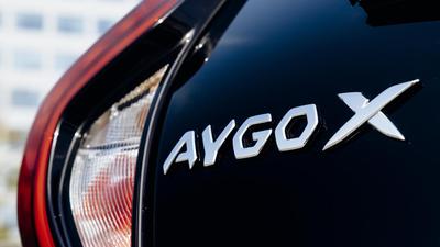 2022 Toyota Aygo X in red and black