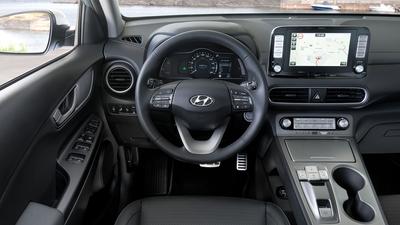 Hyundai Kona steering wheel