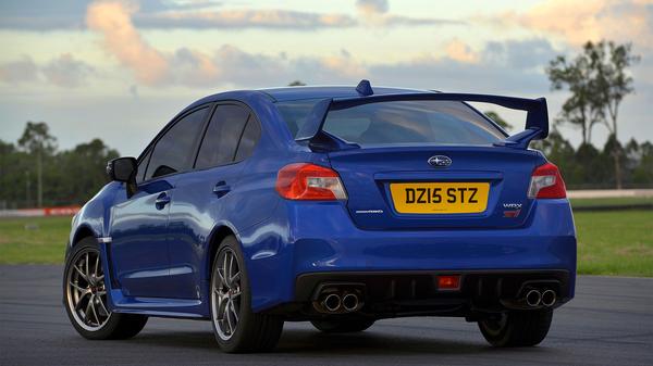 Subaru WRX STi  rear static