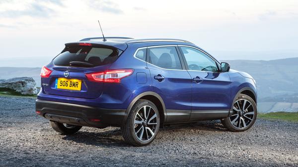 Nissan Qashqai rear three-quarter