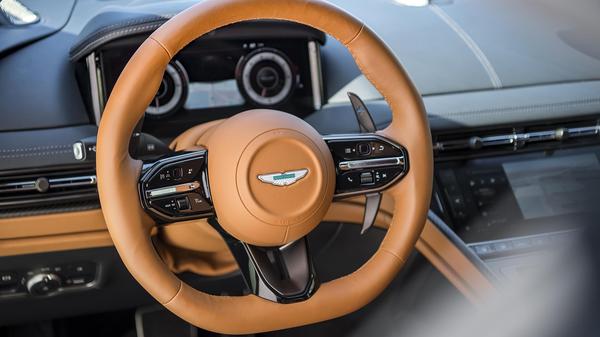 2023 Aston Martin DB12 steering wheel