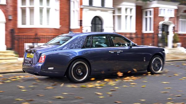 2022 Rolls-Royce Phantom Series II driving rear