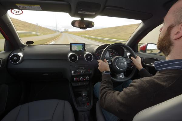 2015 Audi A1 S line driving