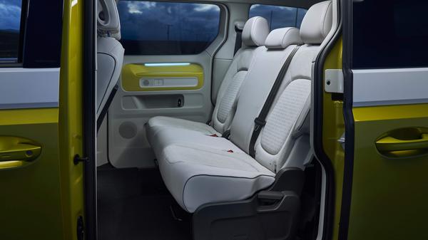 VW ID.Buzz yellow and white interior
