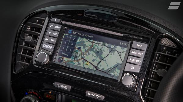 Nissan Juke sat-nav